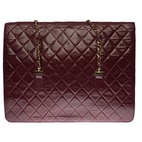 Borse Chanel in Pelle Bordeaux 